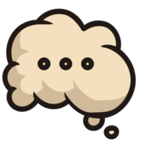 Thinking speech bubble png