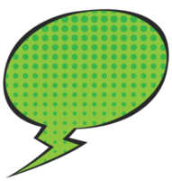 Half tone Speech bubble png