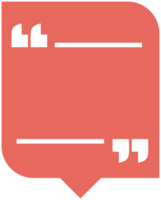 Quotation mark speech bubble png