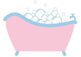 bain de savon à bulles png