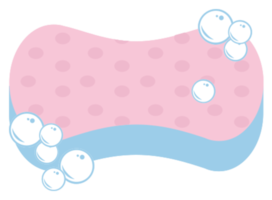 esponja de sabão bolha png