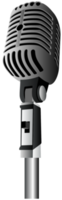 Retro mic png