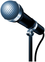 Realistic microphone png