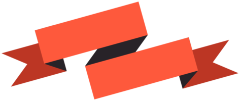 Retro ribbon png