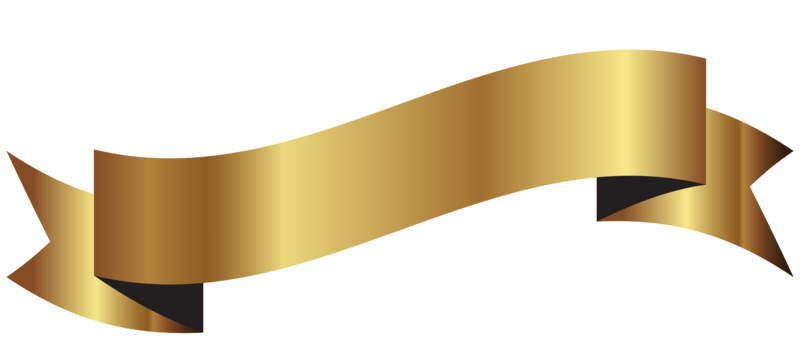 Free Gold ribbon 1197122 PNG with Transparent Background