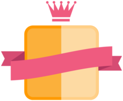Badge with ribbon png
