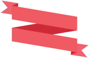 Folded ribbon png