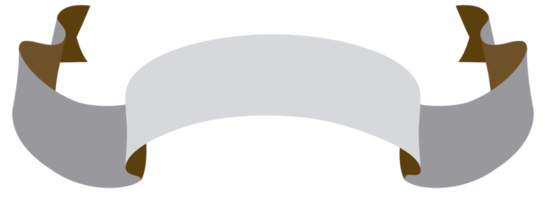 Flat ribbon png