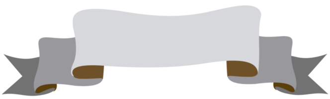 Flat ribbon png