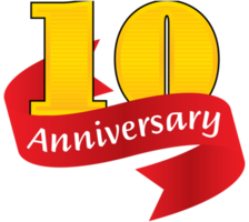 Anniversary ribbon png