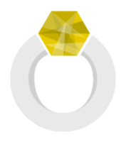 Diamond ring silver png