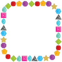 Diamond layout square png