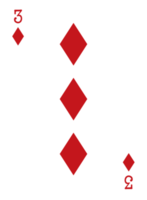 tarjeta de poker de diamantes png