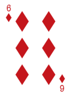 tarjeta de poker de diamantes png