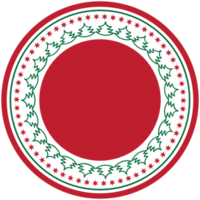 etiqueta de natal decoração png