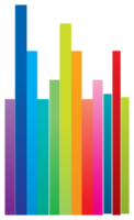 Rainbow bar stick png