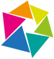 design de logotipo do arco-íris png