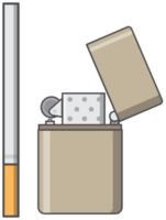 cigarette et briquet png