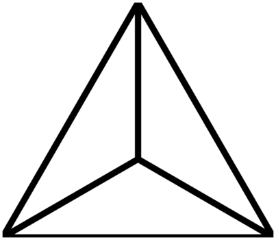 polígono triangular png
