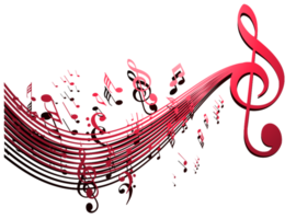 Music note background png