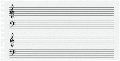 Music sheet png