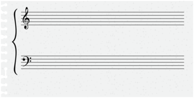 Music sheet png