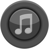 bouton musique png