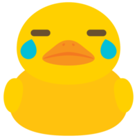 Duck emoji cry png