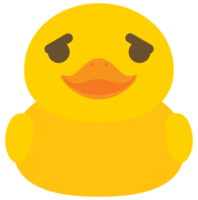 Duck emoji sad png