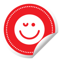 Emoji emoticon sticker wink png