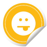 emoticon emoji adesivo tounge png