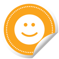 Emoji Emoticon Aufkleber Lächeln png