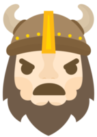 Emoji viking angry png