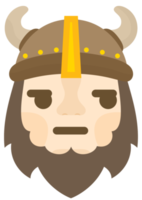 emoji viking grijns png