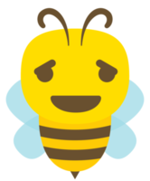 emoji bee cartoon opgelucht png