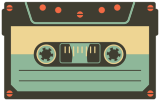 Vintage cassette tape  png