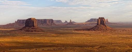 Monument Valley aerial sky view from baloon photo