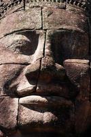 Enormous face at Bayon Temple, Angkor, Cambodia photo
