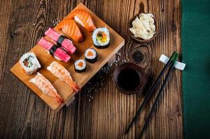 Oriental Japanese sushi