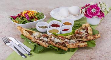 Turkish Traditional Beef Pide