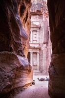 The Treasury. Ancient city of Petra, Jordan