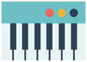Music mid piano png