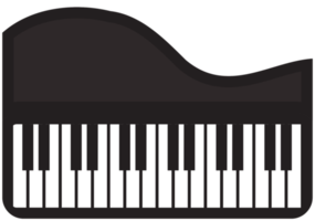 instrumento musical piano de cola png
