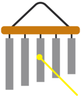 Music instrument xylophone png