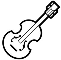 Music instrument violin png