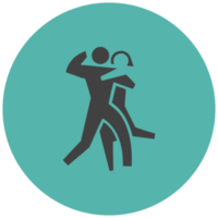 Music flat icon dance png