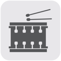 muziekinstrument pictogram drum png