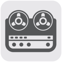 Music instrument icon record png