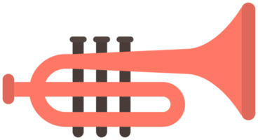 Music instrument trumphet png