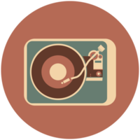 icône de l'instrument de musique vintage gramaphone png